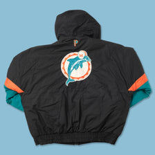 Vintage Miami Dolphins Reversible Puffer Jacket XLarge 