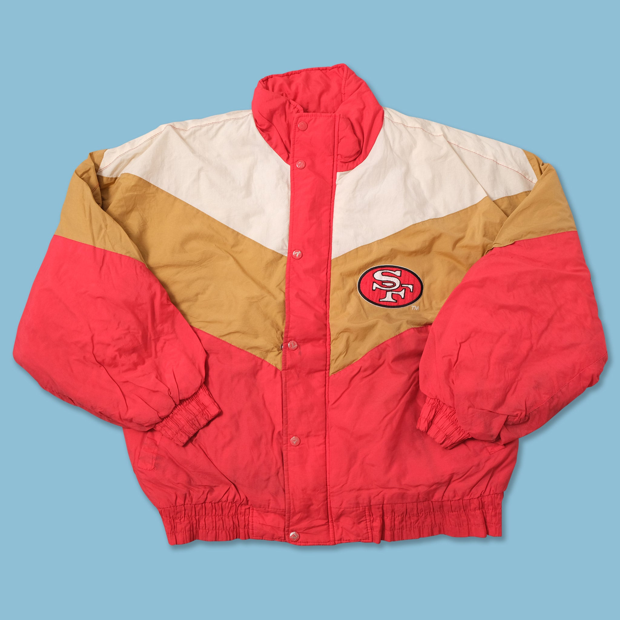 Vintage San Francisco 49ers Padded Jacket Large | Double Double Vintage