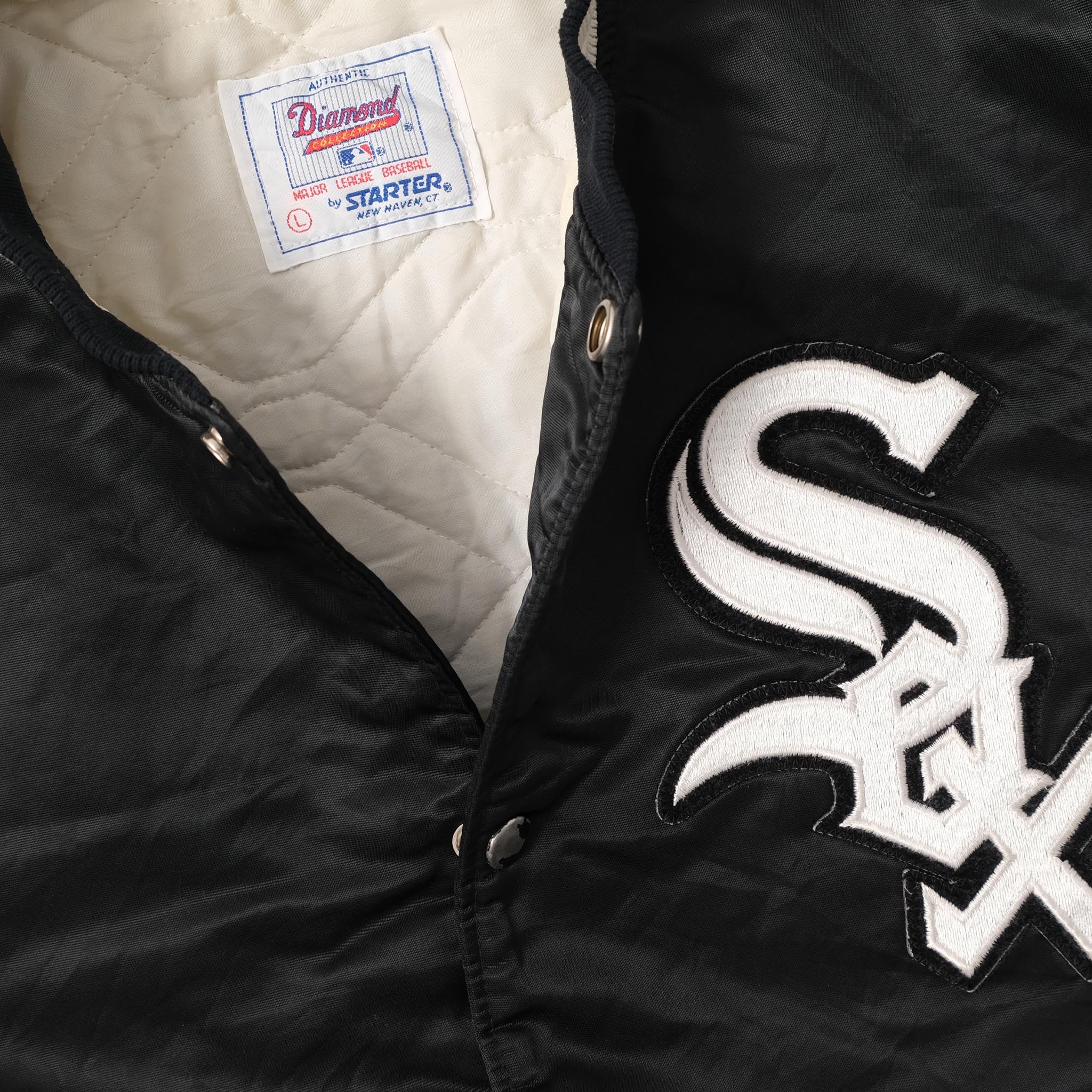 Vintage white sox hot sale starter jacket