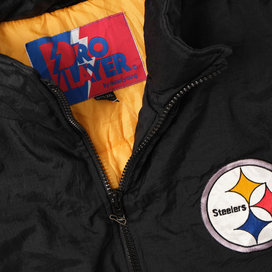 Vintage Pittsburgh Steelers Padded Jacket XXL 