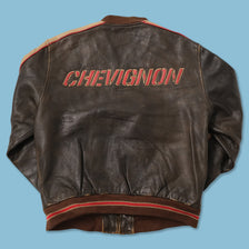Vintage Chevignon Leather Jacket Medium 