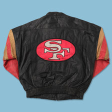 Vintage San Francisco 49ers Leather Jacket XLarge 