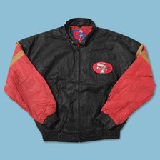Vintage San Francisco 49ers Leather Jacket XLarge 