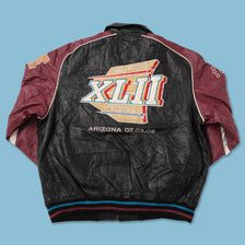 2008 Super Bowl Leather Jacket XLarge 