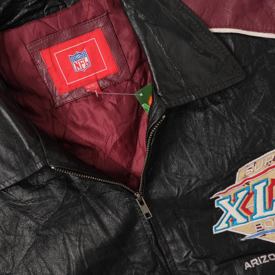 2008 Super Bowl Leather Jacket XLarge 
