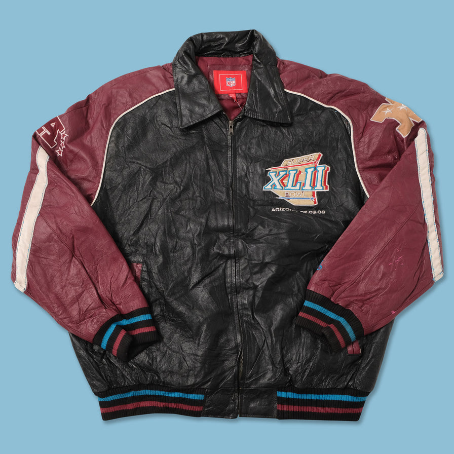 2008 Super Bowl Leather Jacket XLarge 