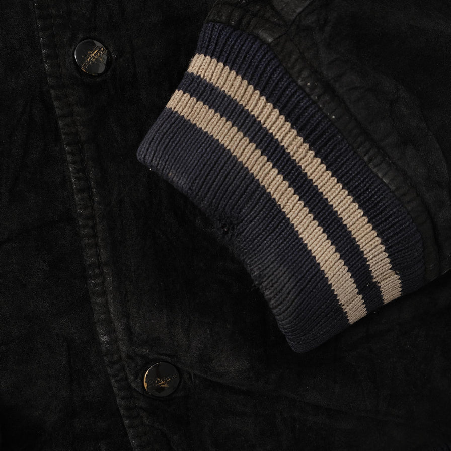 Vintage Chevignon Suede Leather Jacket Medium 