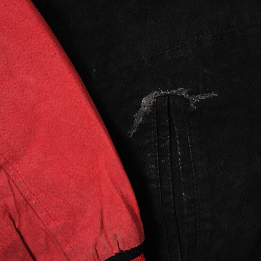 Vintage Ohio State Buckeyes Suede Leather Jacket XXL 