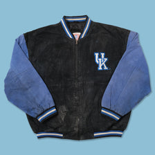 Vintage Kentucky Wildcats Suede Leather Jacket XLarge 