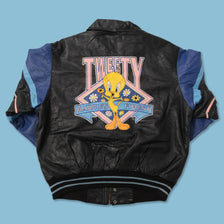 2001 Tweety Leather Jacket Medium 