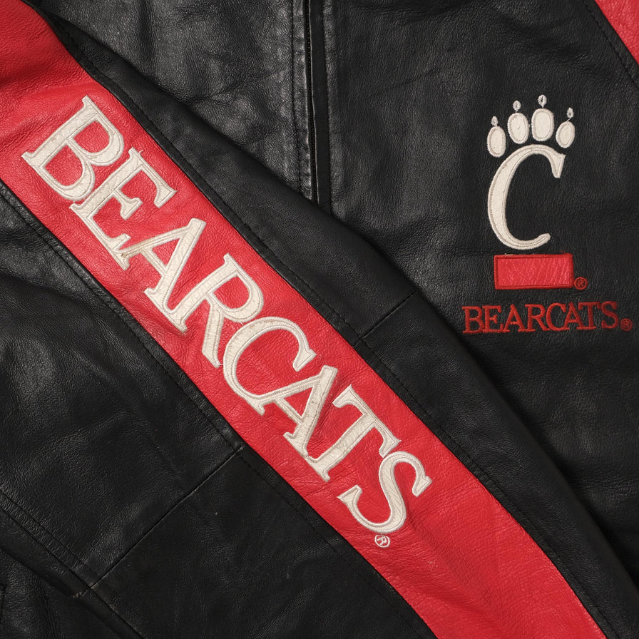 Vintage Cincinnati Bearcats Leather Jacket XXL 