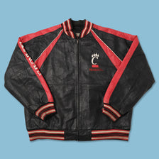 Vintage Cincinnati Bearcats Leather Jacket XXL 