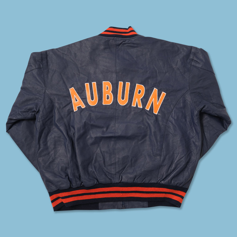 Vintage Auburn University Leather Jacket XLarge 