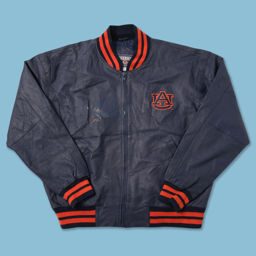 Vintage Auburn University Leather Jacket XLarge 