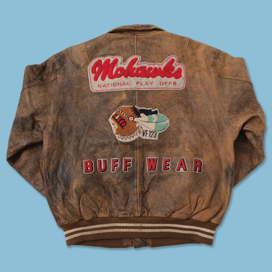 Vintage Leather Jacket XLarge 