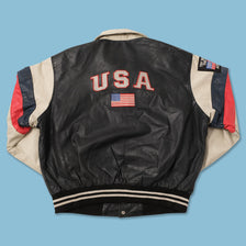 Vintage USA Leather Jacket Large 
