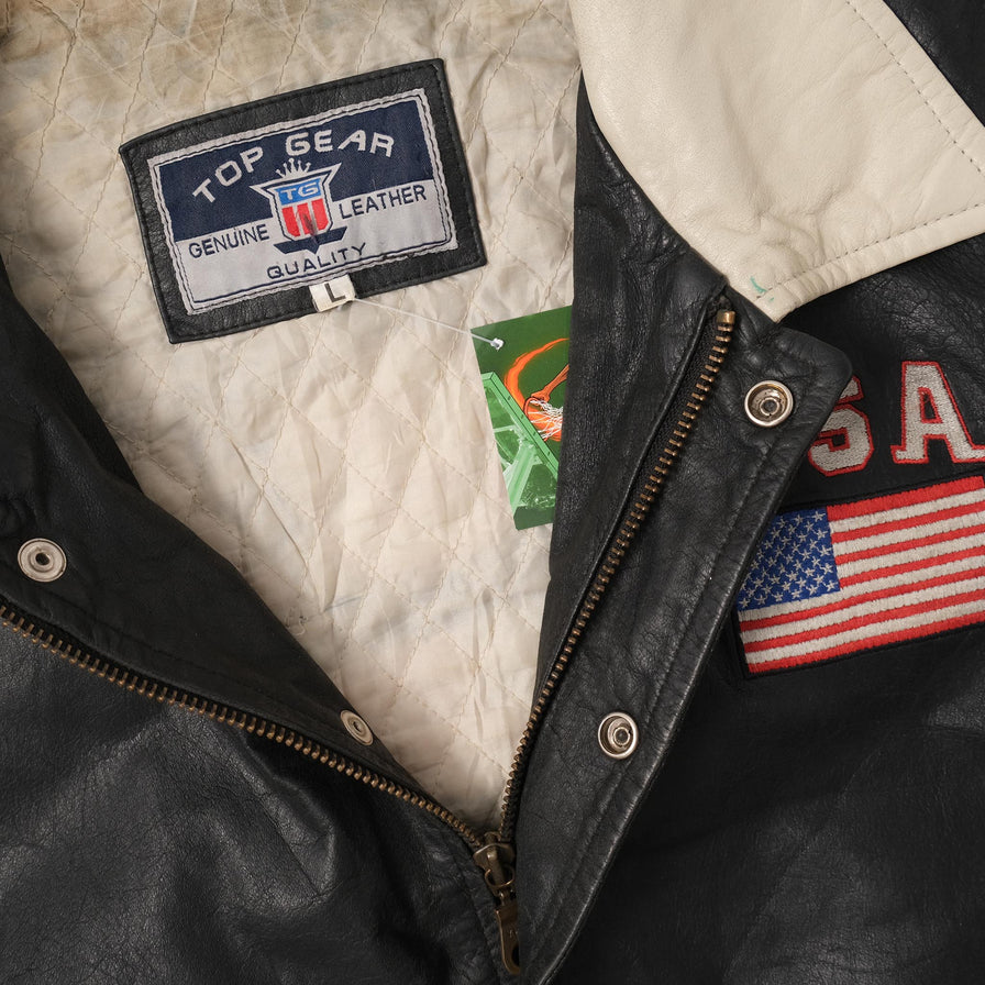 Vintage USA Leather Jacket Large 