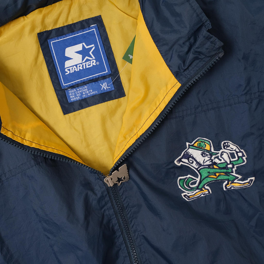 Vintage Starter Fighting Irish Light Jacket XLarge 