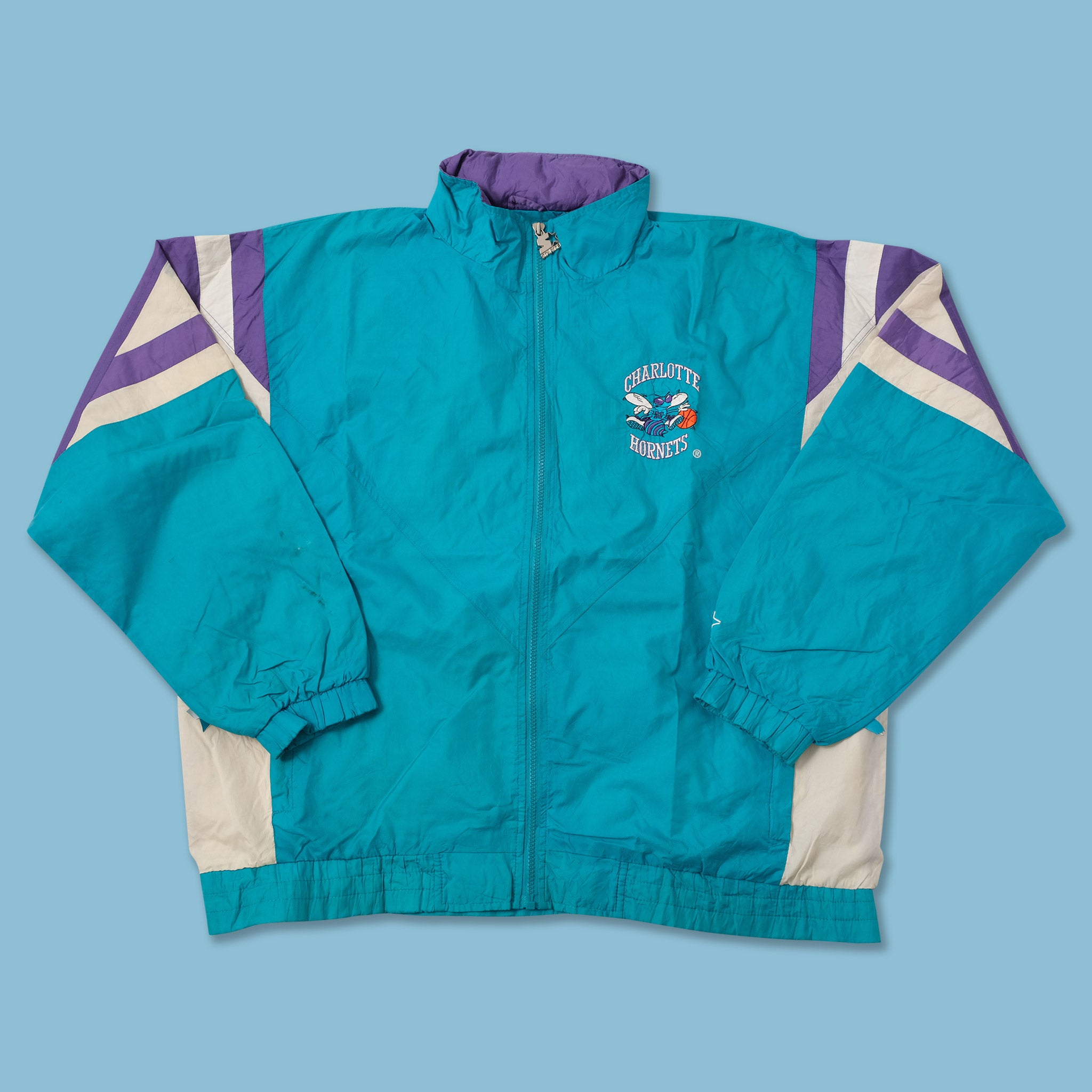 Retro charlotte clearance hornets jacket