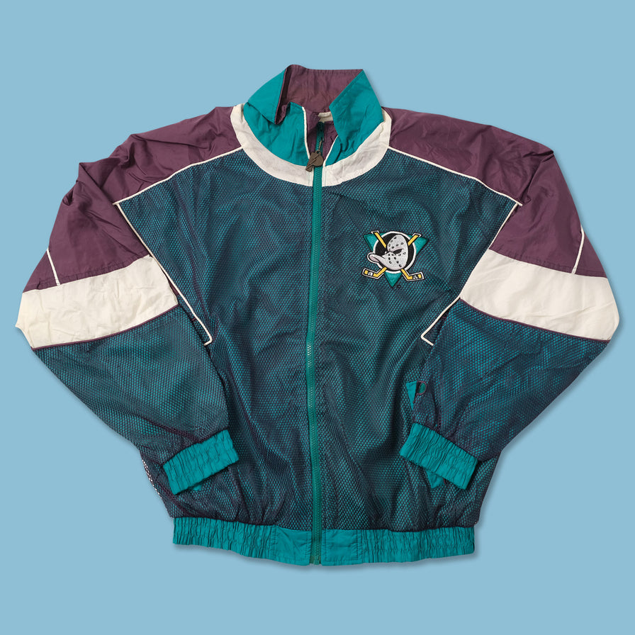 Vintage Mighty Ducks Track Jacket Large 