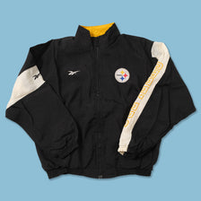Vintage Pittsburgh Steelers Track Jacket Large 