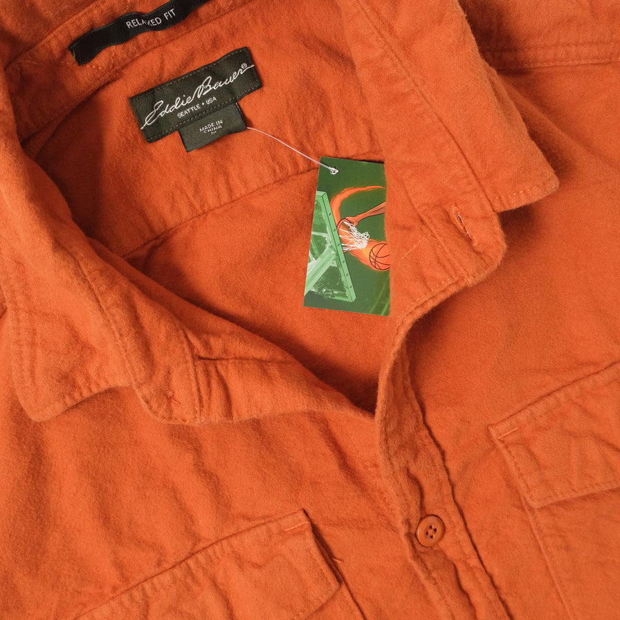 Eddie Bauer Heavy Cotton Shirt Medium 
