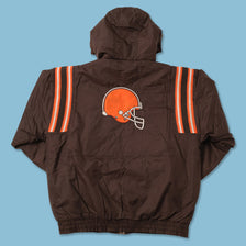 Vintage Cleveland Browns Padded Jacket Small 