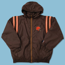 Vintage Cleveland Browns Padded Jacket Small 