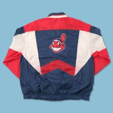 Vintage Starter Cleveland Indians Track Jacket Large 