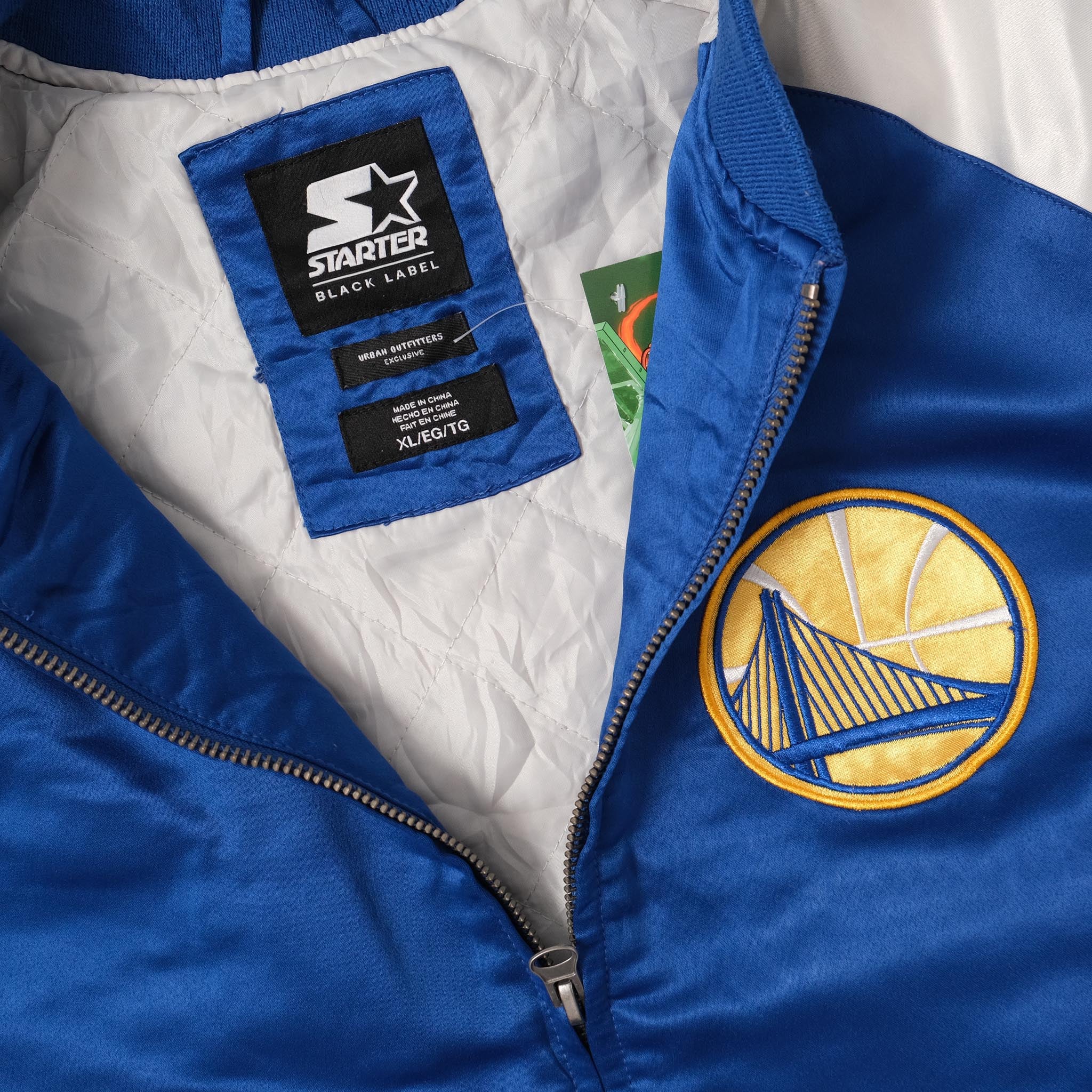 Starter Black Label + UO NBA Golden State Warriors Souvenir Jacket