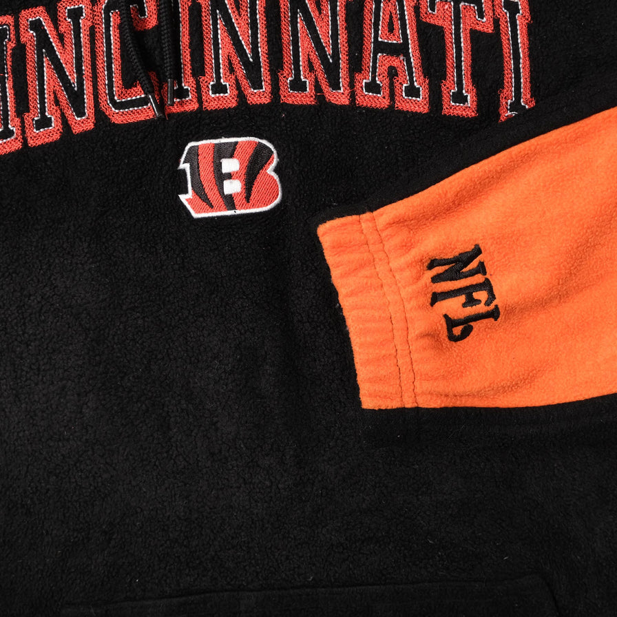 Vintage Cincinnati Bengals Fleece Hoody Large 