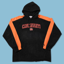 Vintage Cincinnati Bengals Fleece Hoody Large 