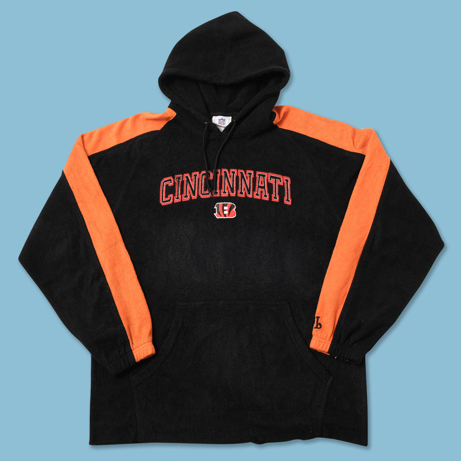 Vintage Cincinnati Bengals Fleece Hoody Large 