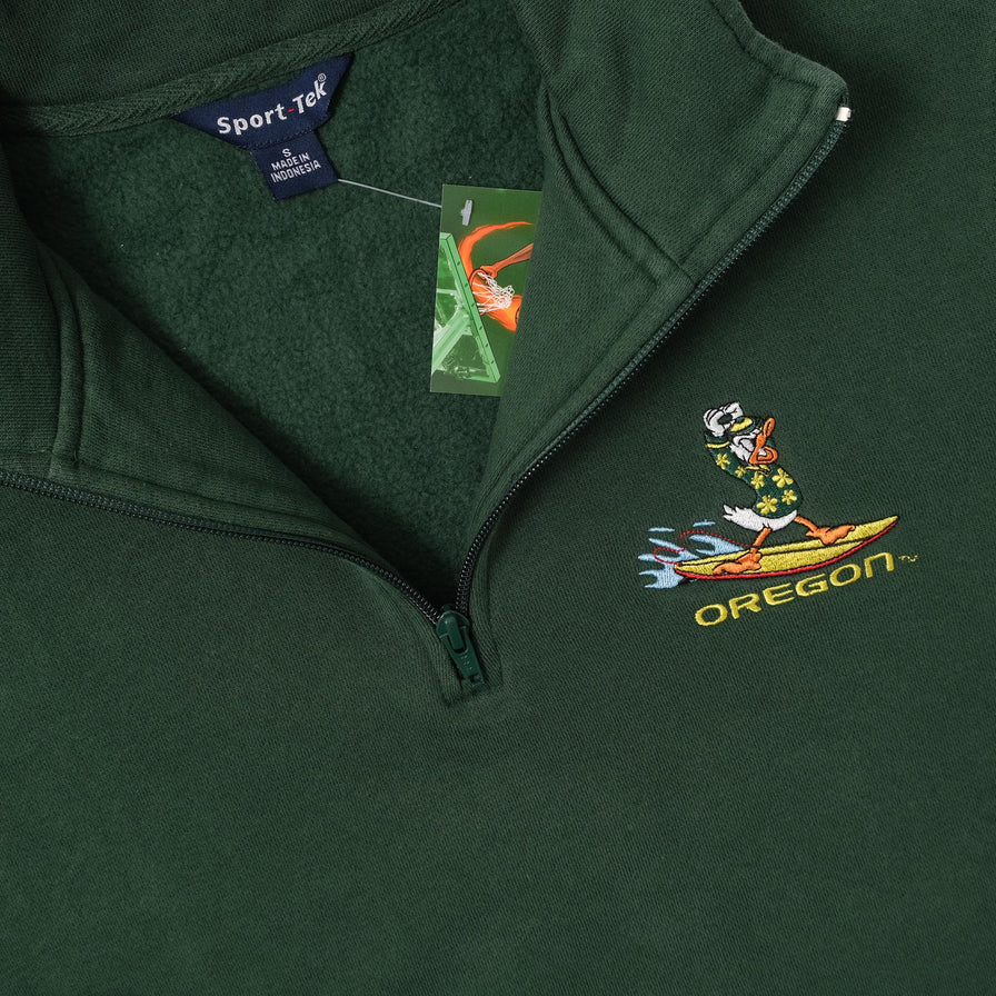 Oregon Ducks Q-Zip Sweater Small 