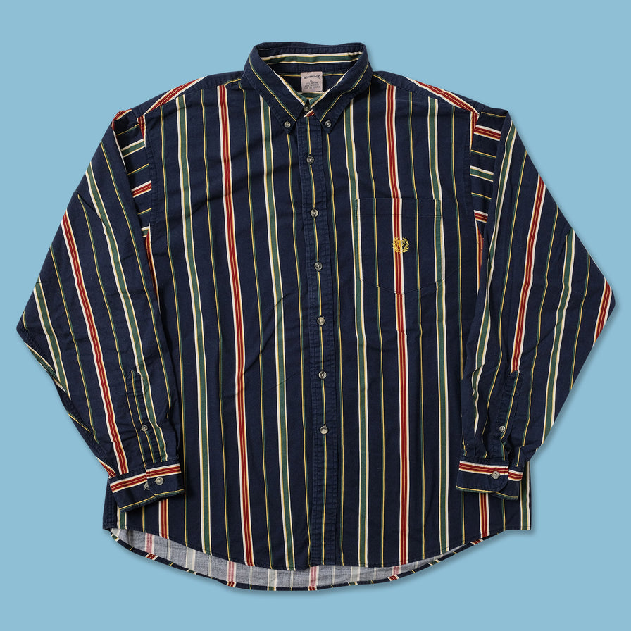 Vintage Striped Shirt XLarge 