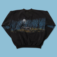Vintage Black Bear Sweater Large 
