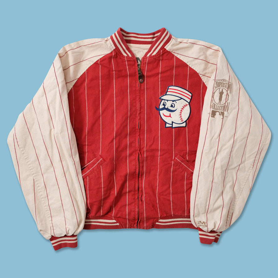 Vintage Cincinnati Reds Reversible Varsity Jacket Medium 