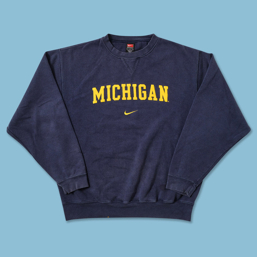 Vintage Nike Michigan Sweater Large 