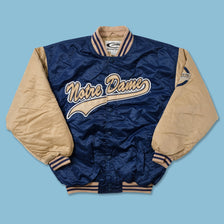 Vintage Notre Dame Padded Varsity Jacket Large 