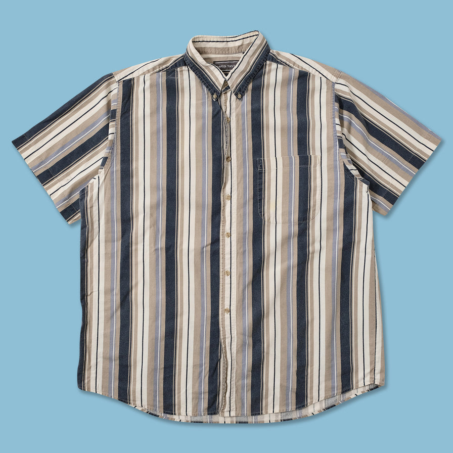Vintage Striped Shirt XLarge 