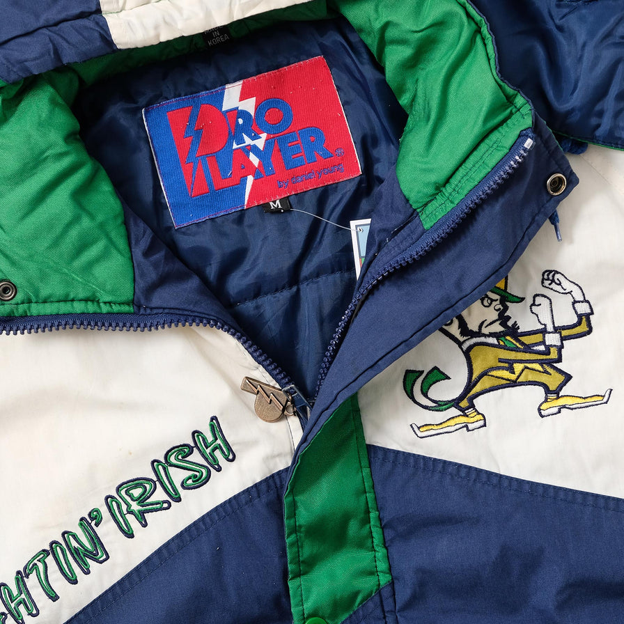 Vintage Pro Player Notre Dame Jacket Medium 
