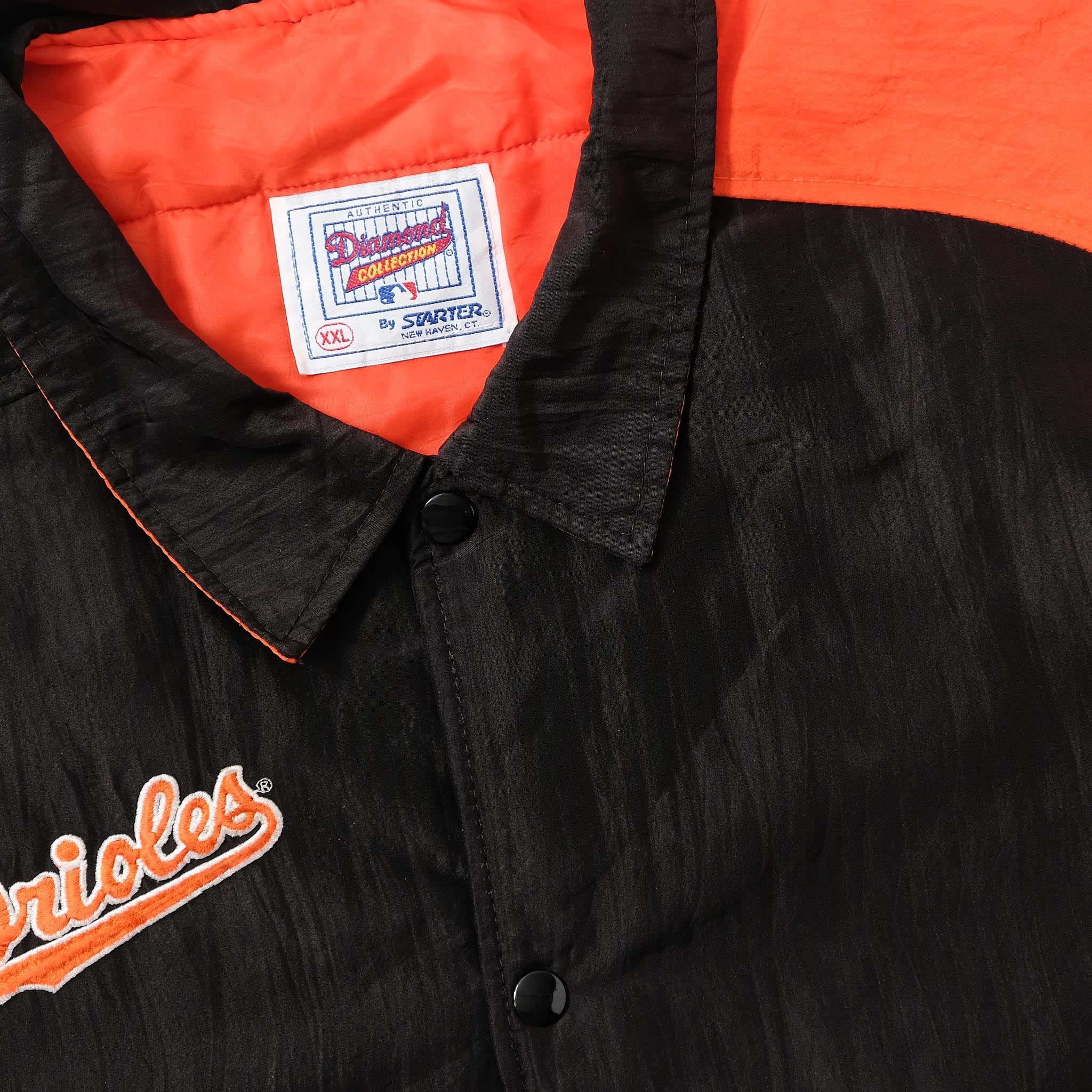Baltimore Orioles Jacket Men 2XL Adult Starter Puffer MLB Baseball Vintage  90s