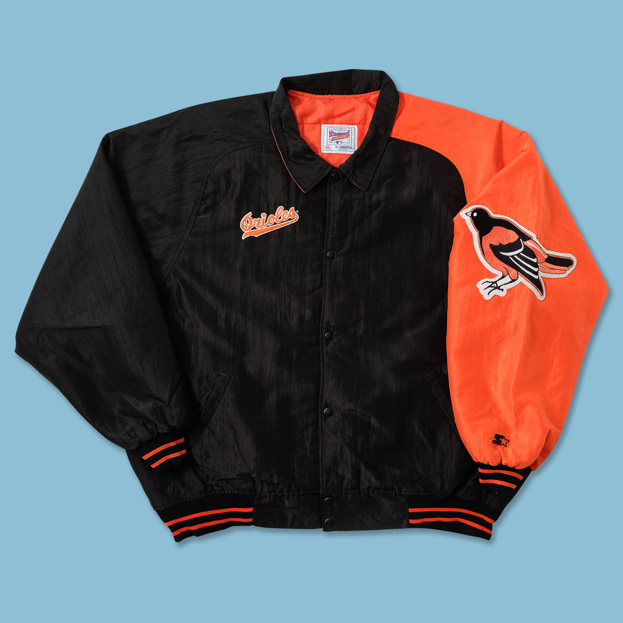 90's Baltimore Orioles Starter MLB Bomber Jacket Size Large – Rare VNTG