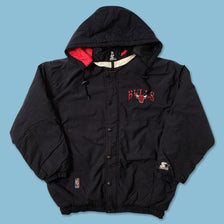 Vintage Starter Chicago Bulls Anorak Large 