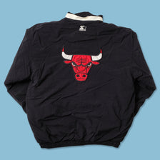 Vintage Starter Chicago Bulls Anorak Large 