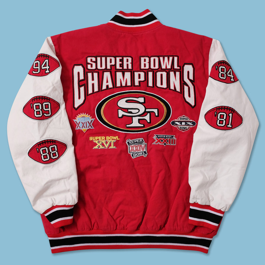 Vintage San Francisco 49ers Super Bowl Varsity Jacket XLarge 