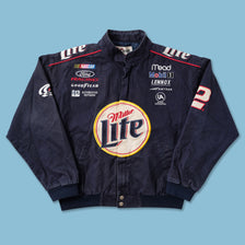 Vintage Miller Lite Racing Jacket Large 