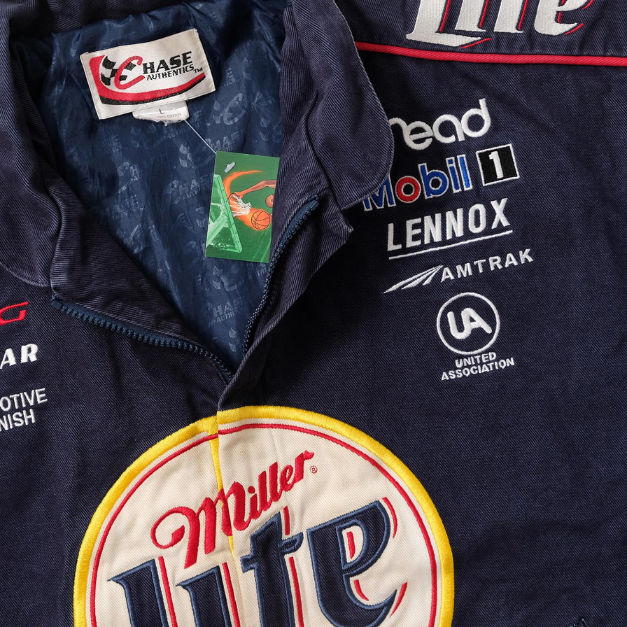 Vintage Miller Lite Racing Jacket Large 