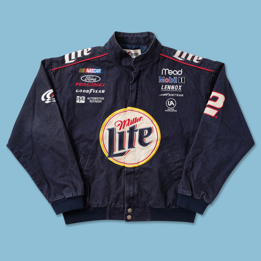 Vintage Miller Lite Racing Jacket Large 