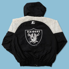 Vintage Starter Los Angeles Raiders Light Jacket Medium 